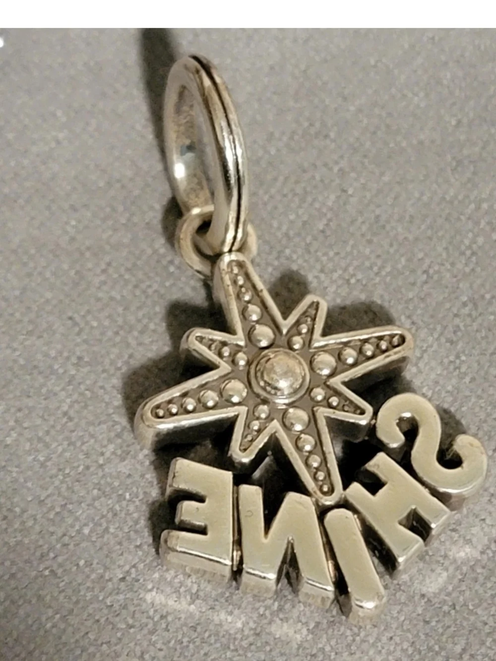 Brighton Blue Star 'SHINE' Charm and Blue Bead